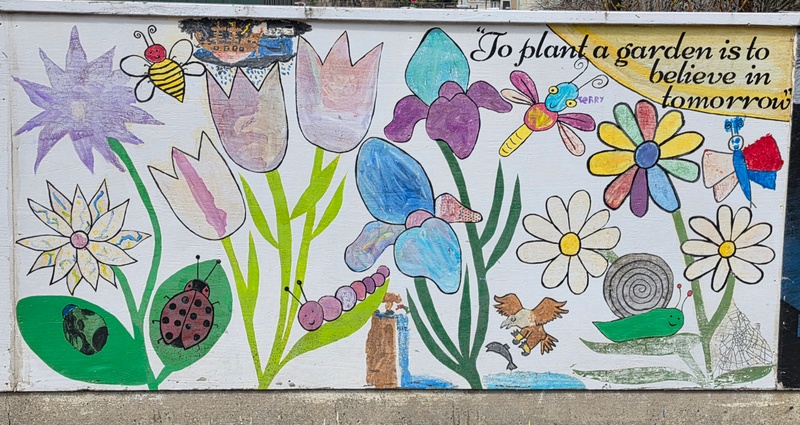 mural in Skagway by artist unknown.