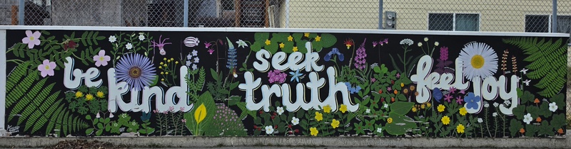 mural in Skagway by artist unknown.