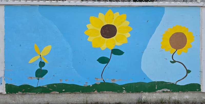 mural in Skagway by artist unknown.