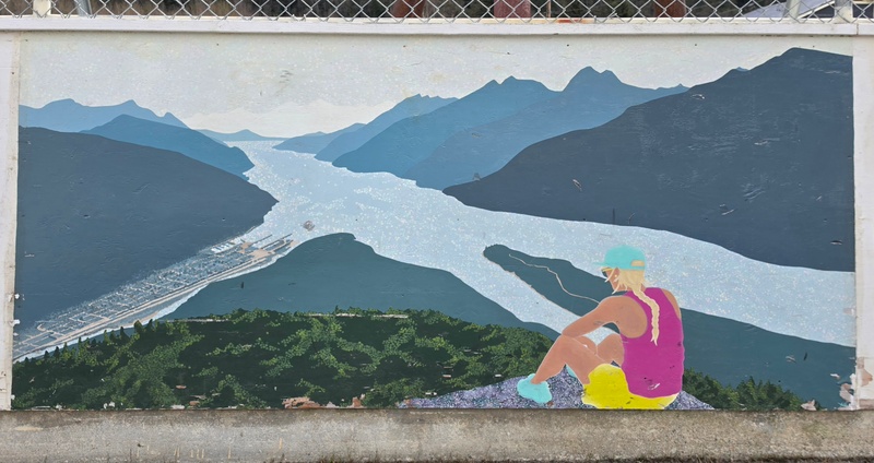 mural in Skagway by artist unknown.