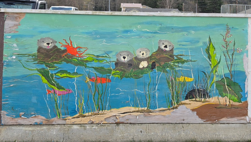 mural in Skagway by artist unknown.