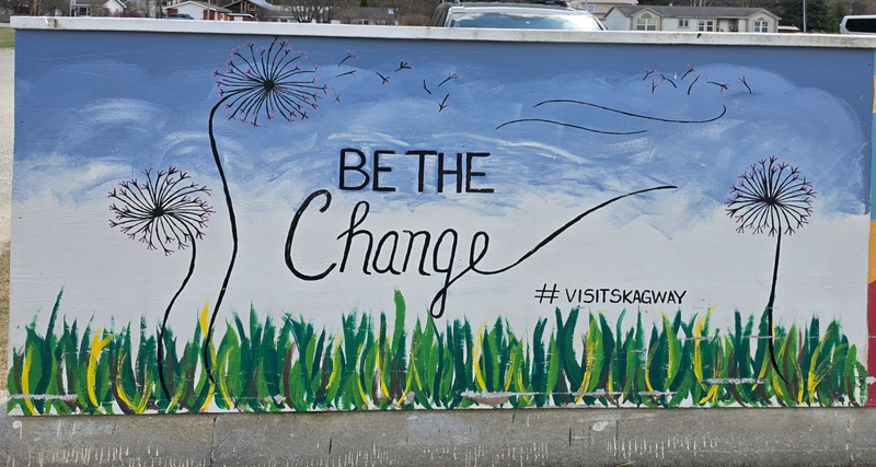 mural in Skagway by artist unknown.
