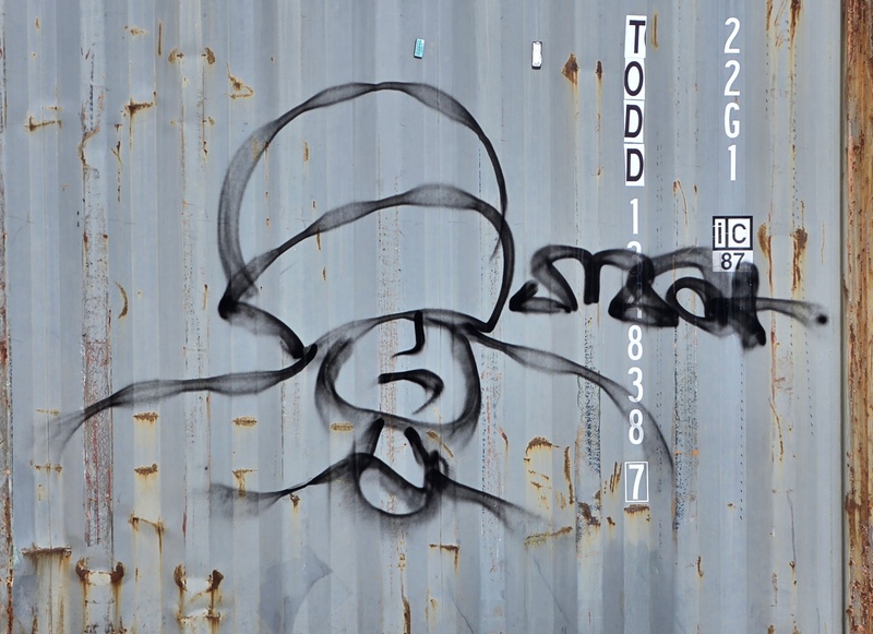 mural in Carcross by artist unknown.