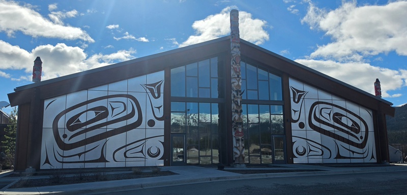 mural in Carcross by artist unknown.
