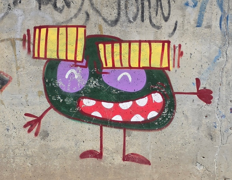 mural in  by artist unknown.