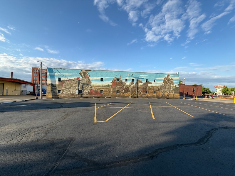 mural in Saint Joseph by artist unknown.