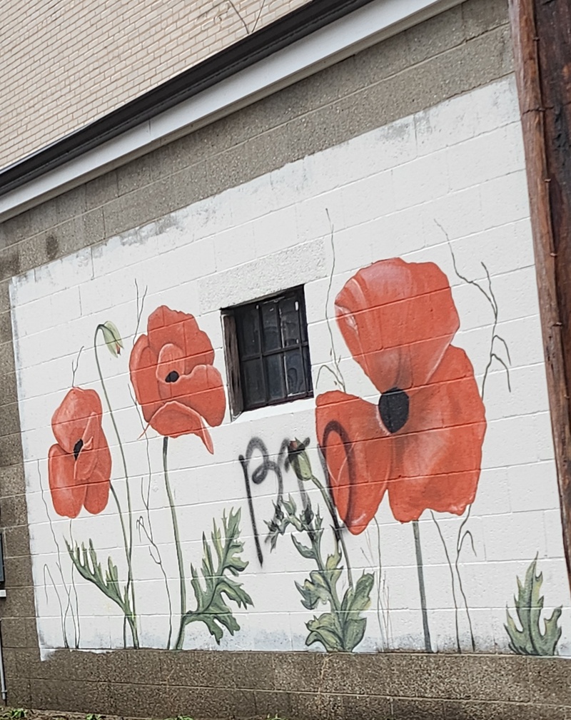 mural in Grand Haven by artist unknown.