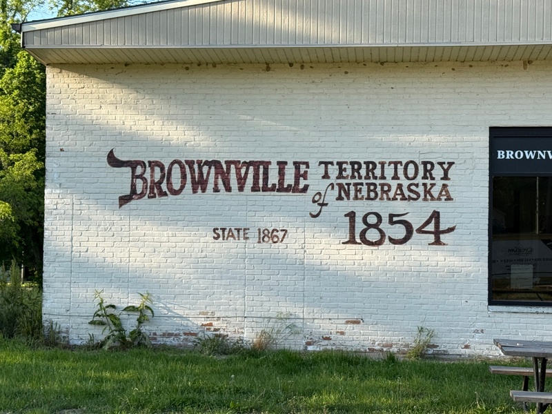 mural in Brownville by artist unknown.