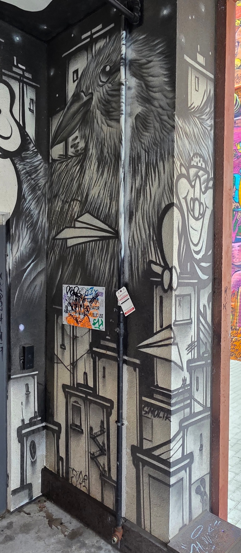 mural in Toronto by artist unknown.