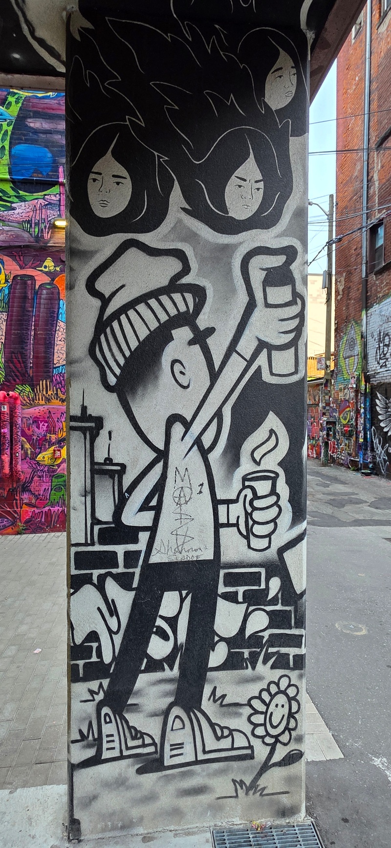mural in Toronto by artist unknown.