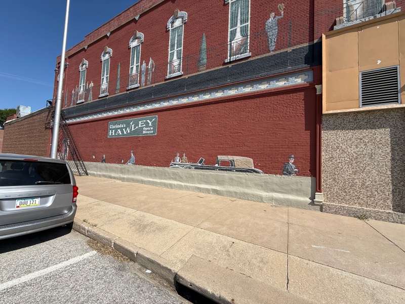 mural in Clarinda by artist unknown.