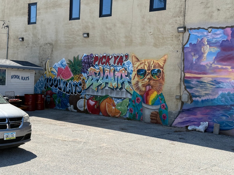 mural in Clarinda by artist unknown.