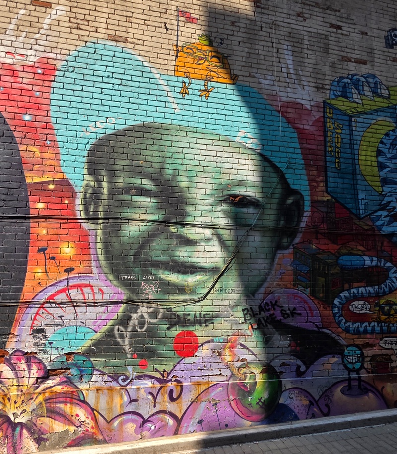 mural in Toronto by artist unknown.