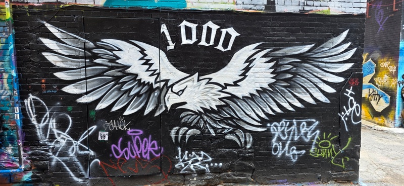 mural in Toronto by artist unknown.
