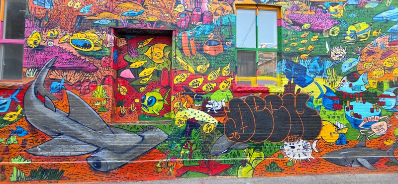 mural in Toronto by artist unknown.