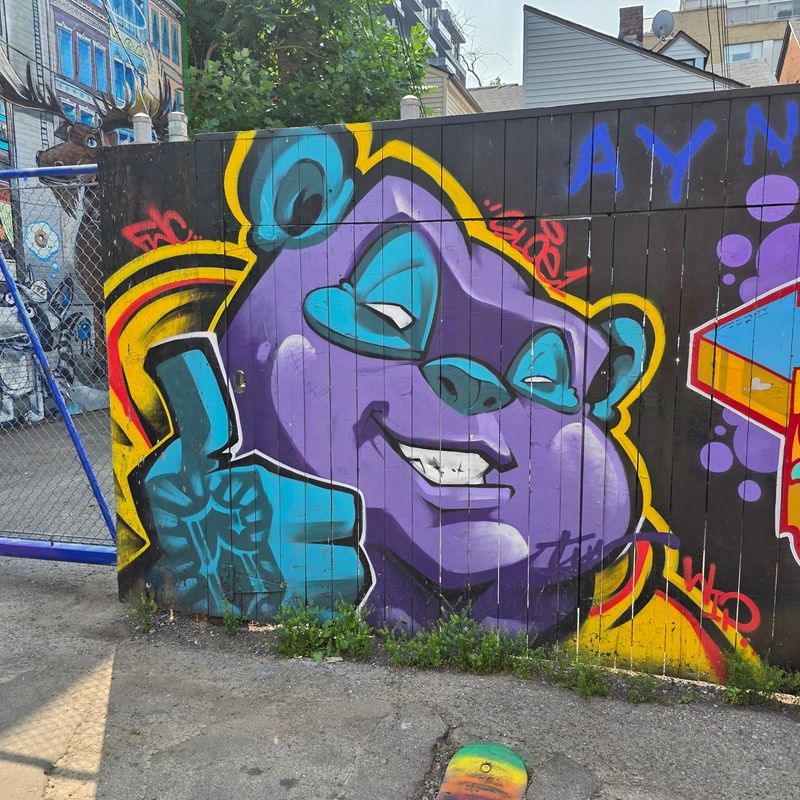 mural in Toronto by artist unknown.