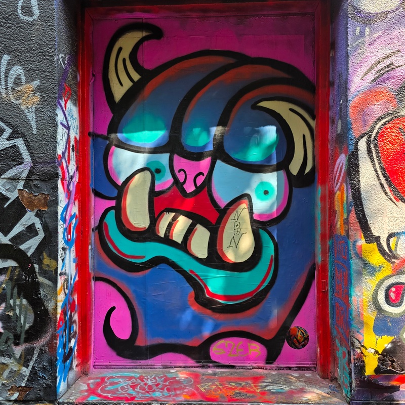 mural in Toronto by artist unknown.