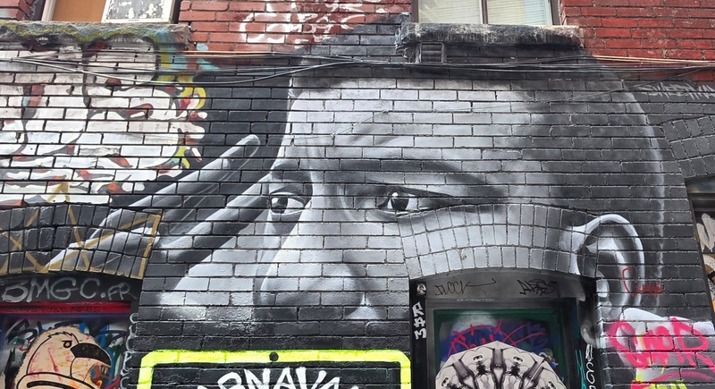 mural in Toronto by artist unknown.