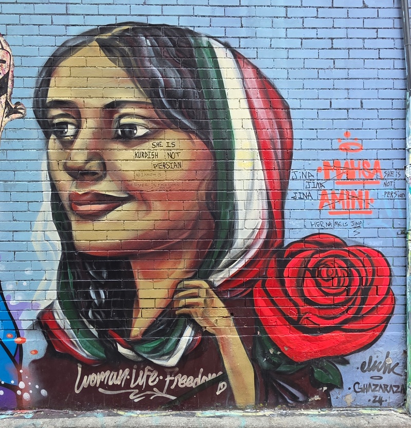mural in Toronto by artist unknown.