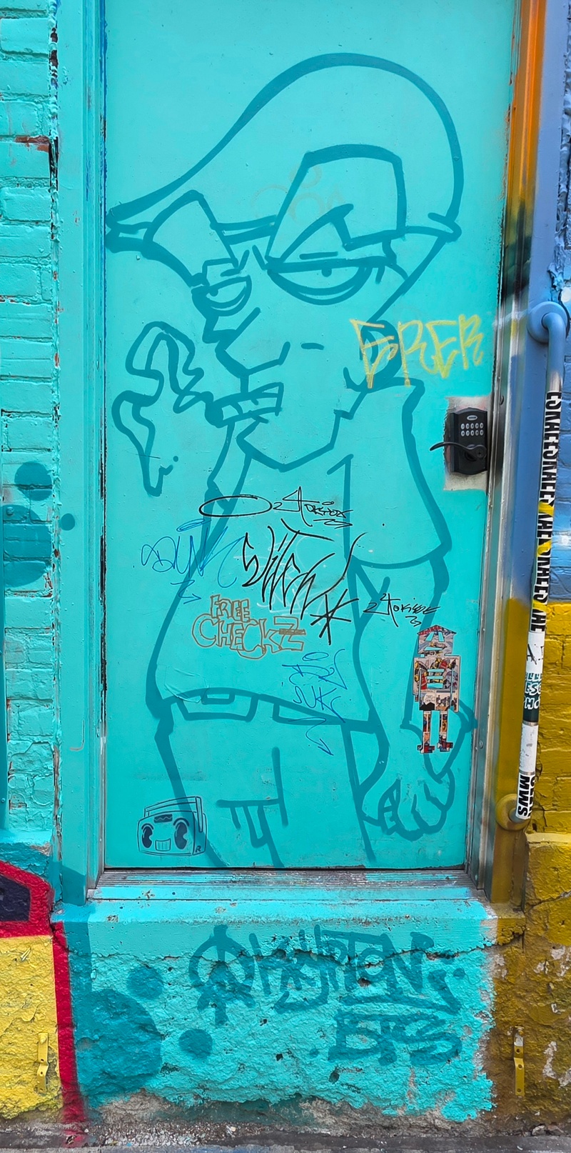 mural in Toronto by artist unknown.