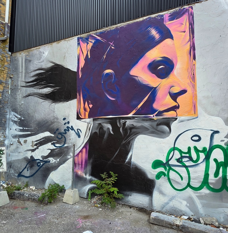 mural in Toronto by artist unknown.