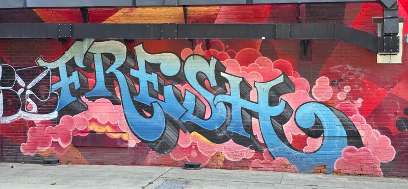 mural in Toronto by artist unknown.