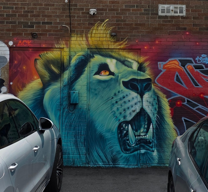 mural in Toronto by artist unknown.