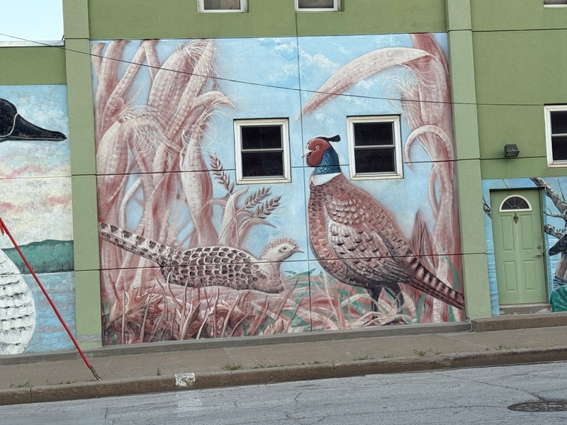mural in Missouri Valley by artist unknown.