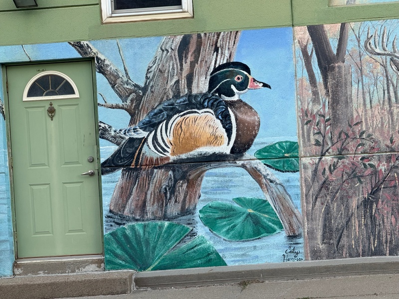 mural in Missouri Valley by artist unknown.