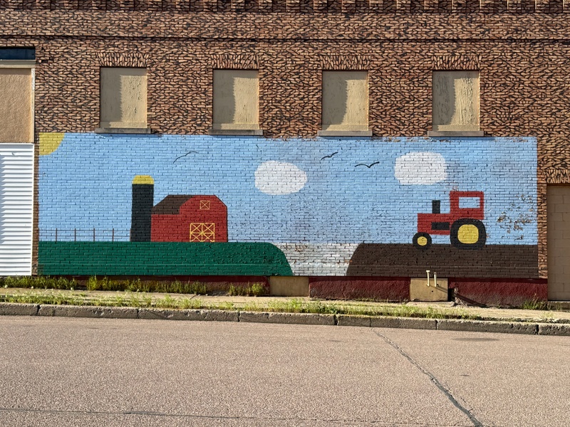 mural in Charter Oak by artist unknown.