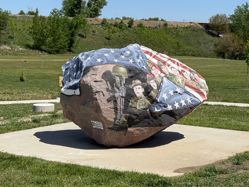 mural in South Sioux City by artist unknown.