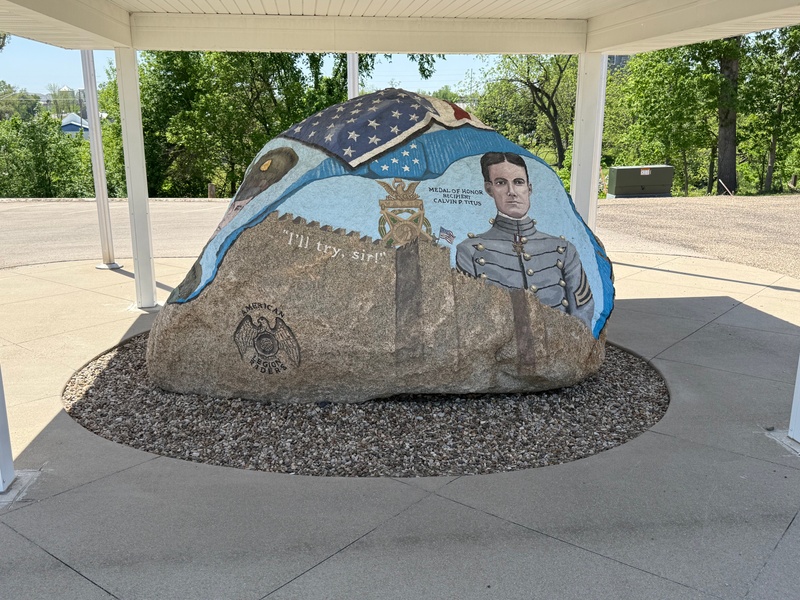 mural in Shellsburg by artist unknown.