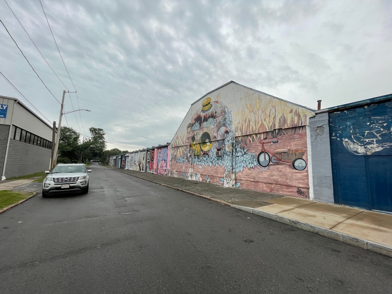 mural in Rochester by artist unknown.