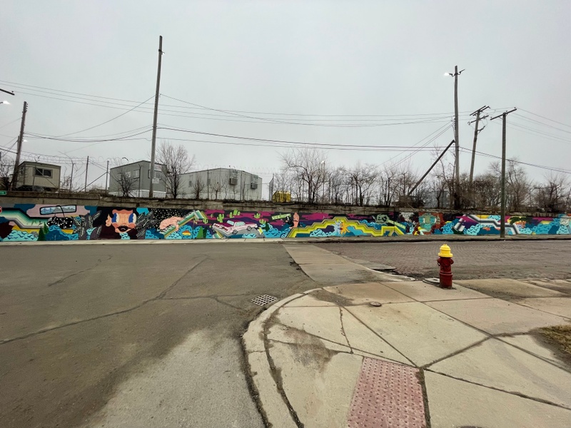 mural in Detroit by artist FIFTY.