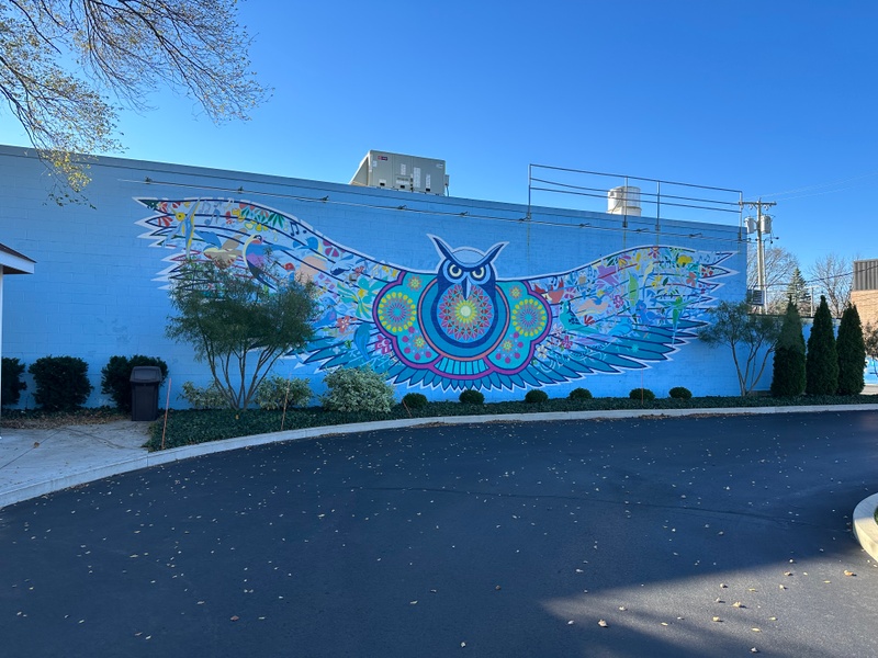 mural in Fort Wayne by artist unknown.