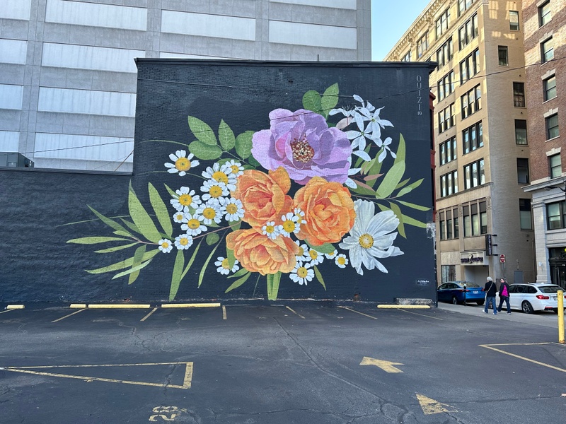mural in Cincinnati by artist unknown.