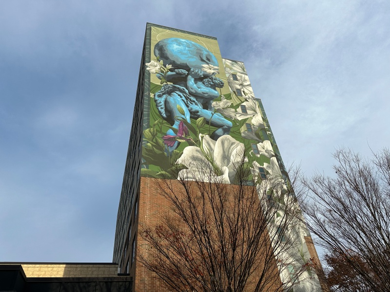 mural in Columbus by artist unknown.