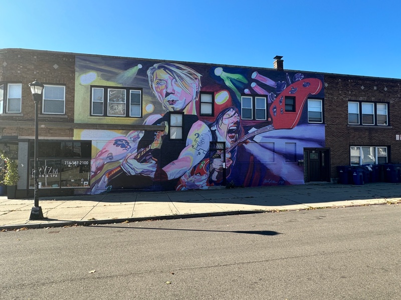 mural in Buffalo by artist unknown.