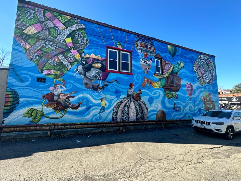 mural in Buffalo by artist unknown.