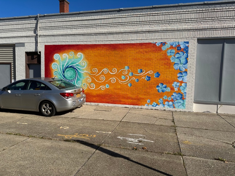 mural in Buffalo by artist unknown.