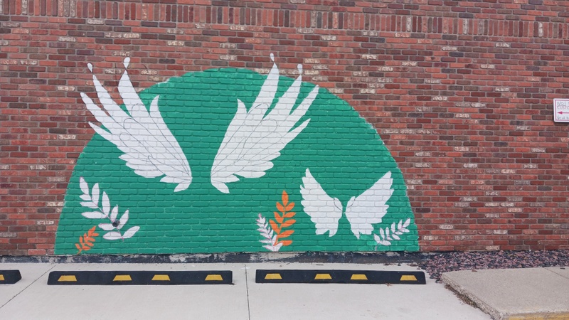 mural in Brodhead by artist unknown.