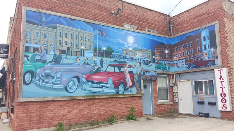mural in Brodhead by artist unknown.