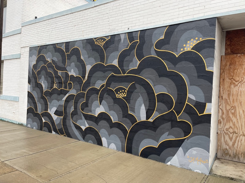 mural in Cleveland by artist unknown.