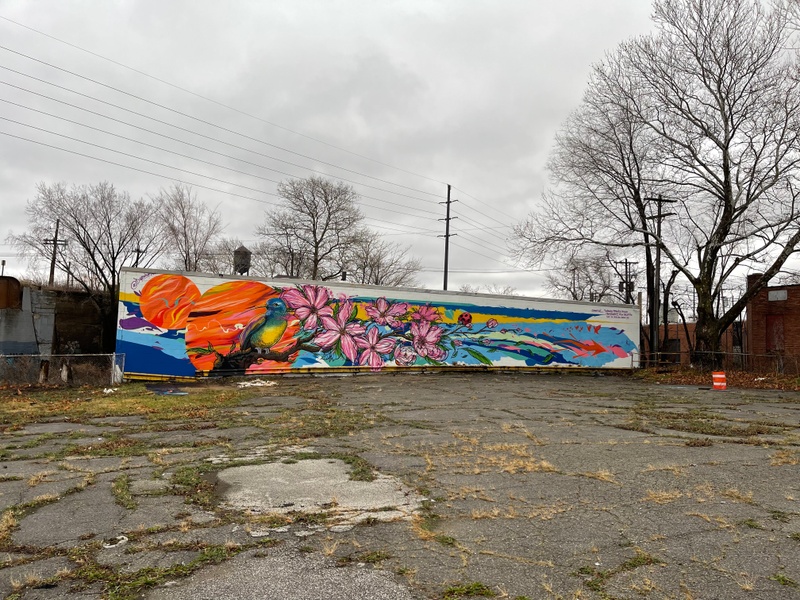 mural in Cleveland by artist unknown.