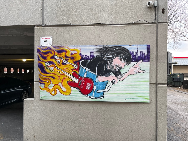 mural in Warren by artist unknown.