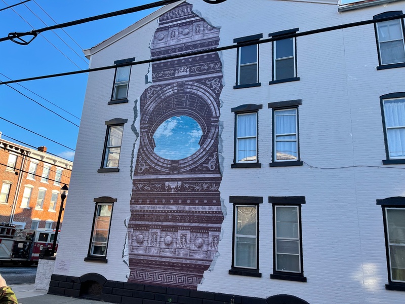 mural in Allentown by artist unknown.