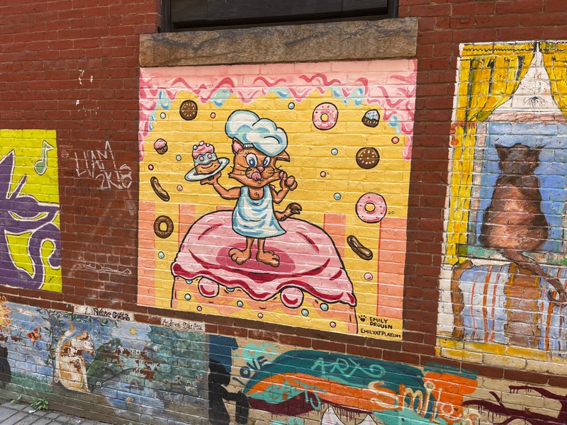 mural in Manchester by artist unknown.