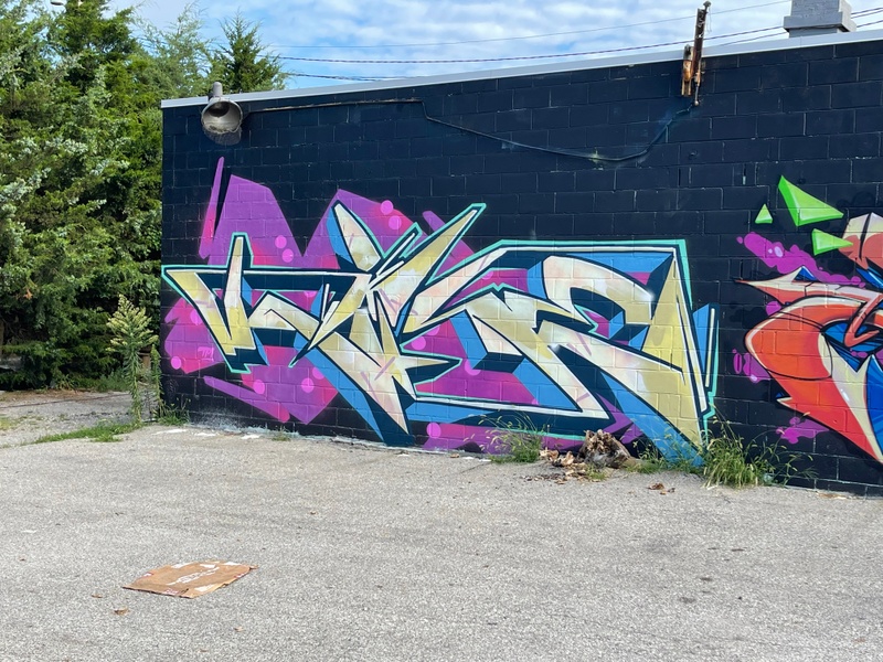 mural in Indianapolis by artist unknown.