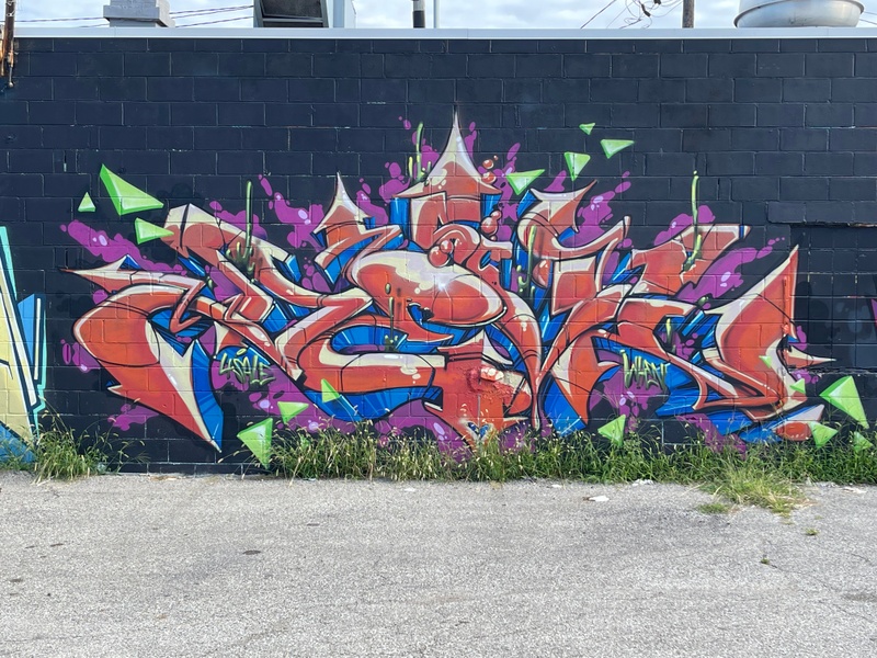 mural in Indianapolis by artist unknown.