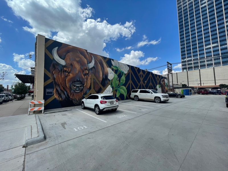 mural in Amarillo by artist unknown.